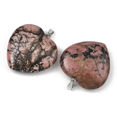Natural Rhodonite Pendants GG-K002-12A-07-1