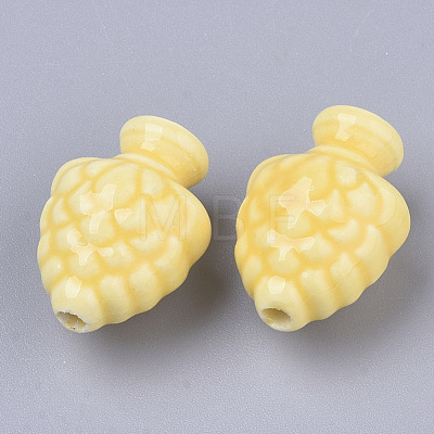 Handmade Porcelain Beads PORC-T005-006H-1