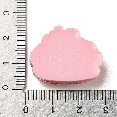 Spring Cherry Blossoms Theme Opaque Resin Pudding Decoden Cabochons RESI-E055-02I-1