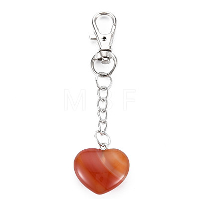 Natural Mixed Gemstone Keychain G-S299-133-1