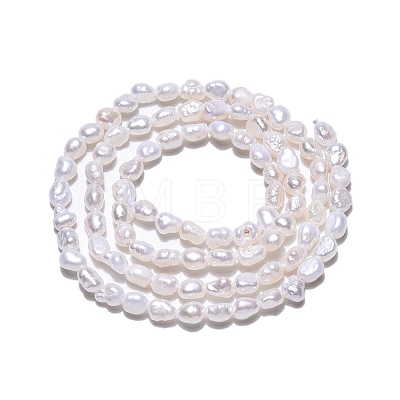 Natural Cultured Freshwater Pearl Beads Strands PEAR-N014-03E-1