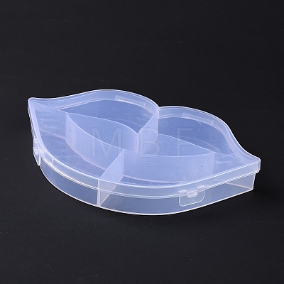 5 Grids Transparent Plastic Box CON-B009-05-1