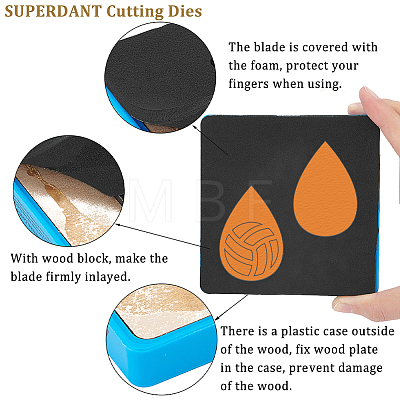 SUPERDANT 1Pc Wood Cutting Dies DIY-SD0002-05A-1