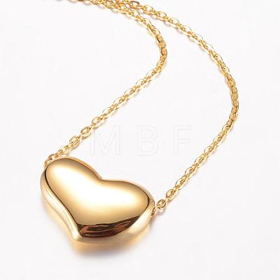304 Stainless Steel Pendant Necklaces NJEW-D277-34-1