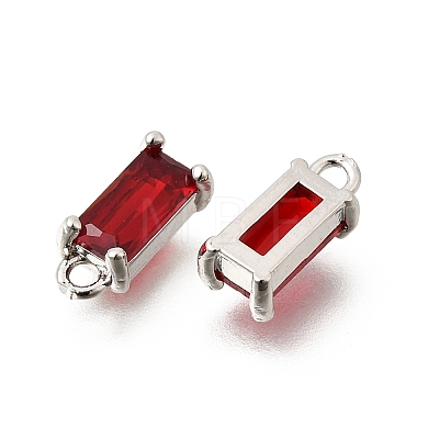 Brass Glass Pendants KK-Z156-02P-04-1