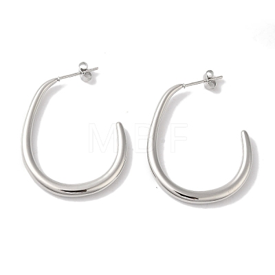 304 Stainless Steel Stud Earrings EJEW-I303-02P-1