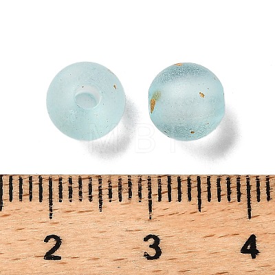 Frosted Transparent Acrylic Beads X1-OACR-F013-13G-1