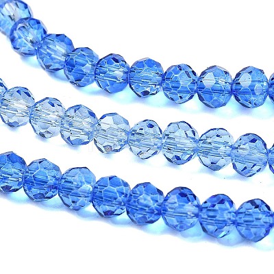 Transparent Painted Glass Beads Strands DGLA-A034-T3mm-A01-1