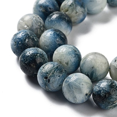 Natural Blue Ice Glacierite Stone Beads Strands G-G078-A01-04-1