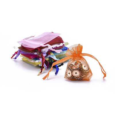Organza Gift Bags with Drawstring OP-E002-M-1