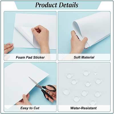 Adhesive EVA Foam Craft Sheets AJEW-WH0348-277A-01-1