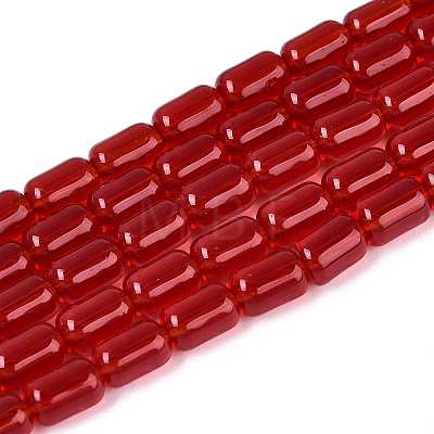 Transparent Glass Beads Strands GLAA-T028-14T-06-1