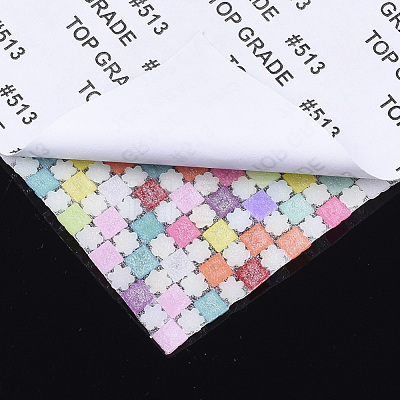 Self Adhesive Resin Rhinestone Picture Stickers RB-T012-07-1