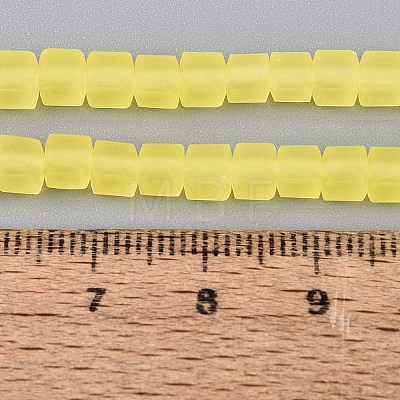 Transparent Frosted Glass Beads Strands LS-GLAA-N072-01A-A20-1