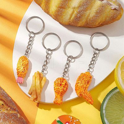 Imitaiton Food Resin Pendants Keychain KEYC-JKC00838-1