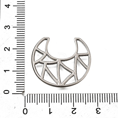 304 Stainless Steel Filigree Joiners STAS-Q362-03C-P-1