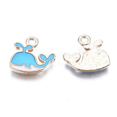 Alloy Enamel Charms X-ENAM-S115-037D-1