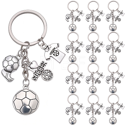 20Pcs Alloy Keychains KEYC-SC00046-1