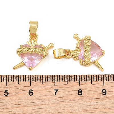Brass Pendants kk-P343-09B-G-01-1