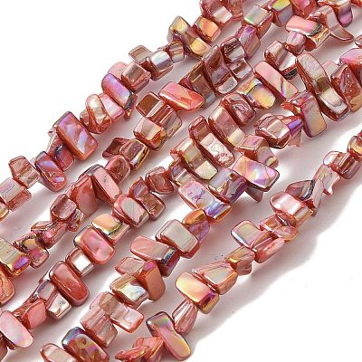 Natural Freshwater Shell Beads Strands BSHE-H018-07-1