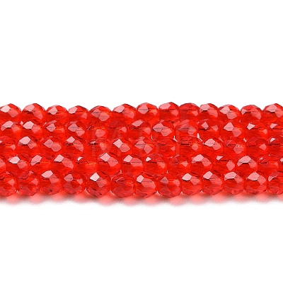 Transparent Glass Beads Strands LS-GLAA-H021-04-25-1