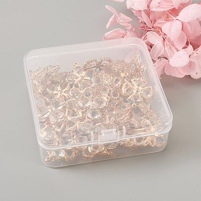 60Pcs 10 Style Alloy Pendants PALLOY-TA0002-29-1