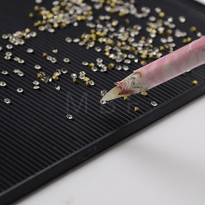 Jewelry Displays Black Plastic Base Board for Rhinestone Picking ODIS-M001-180mm-01-1