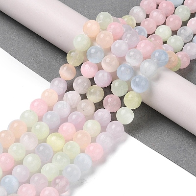 Macaron Color Natural Selenite Beads Strands G-Q162-A01-02B-02-1