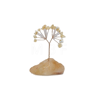 Natural Yellow Quartz Sculpture Display Decorations PW-WG65280-04-1