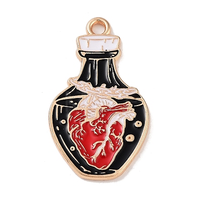 Halloween Alloy Enamel Pendants FIND-B036-04E-1