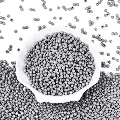 Opaque Acrylic Beads SACR-A006-06E-1