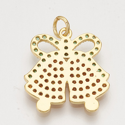Brass Cubic Zirconia Pendants & Stud Earrings & Adjustable Rings Jewelry Sets SJEW-S043-02-1