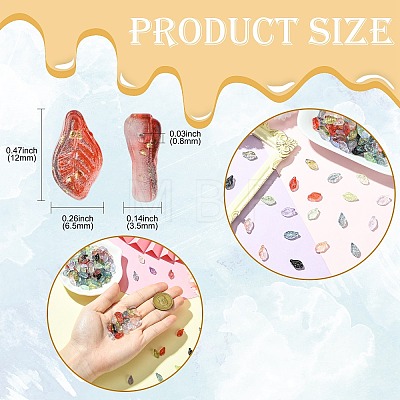 200Pcs Handmade Lampwork Pendants LAMP-CJ0002-88-1