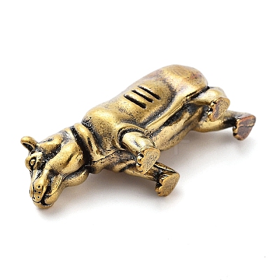 Brass Rhinoceros Figurines DJEW-C017-01AB-1