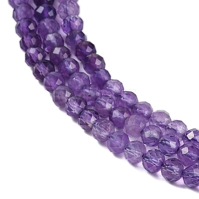 Natural Amethyst Beads Strands G-B037-02A-01-1