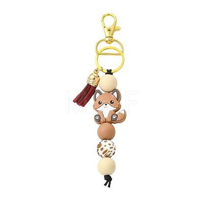 Silicone Pendant Decorations HJEW-YW00451-01-1