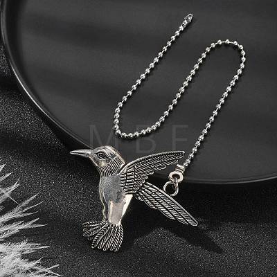 Humming Bird Tibetan Style Alloy Ceiling Fan Pull Chain Extenders FIND-JF00114-1