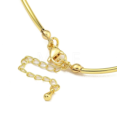 Rack Plating Brass & ABS Plastic Pearl Beads Bowknot Pendant Necklaces NJEW-C059-05G-1