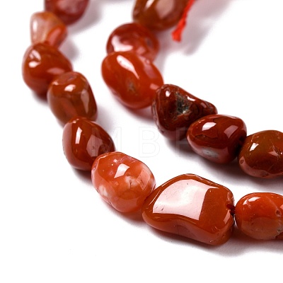 Natural Red Agate Beads Strands G-G018-67-1
