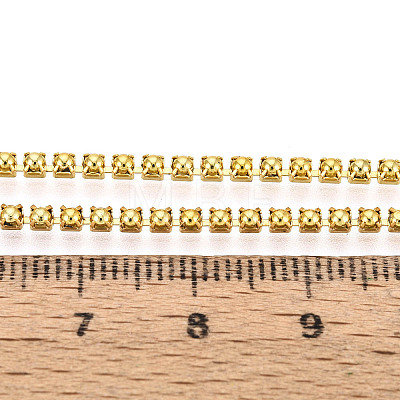 Iron & ABS Imitation Pearl Cup Chains CH-T007-01A-02-1