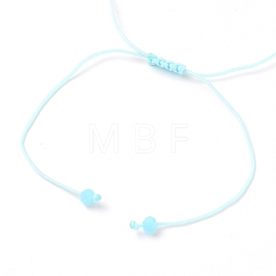 Adjustable Nylon Thread Braided Beads Bracelets BJEW-JB05579-02-1