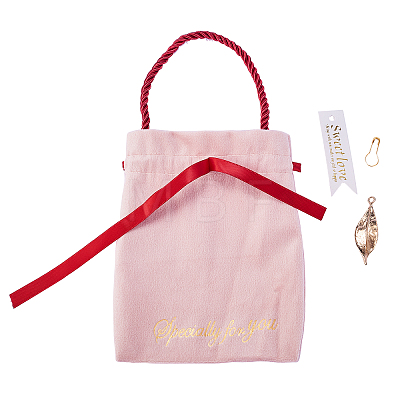 Velvet Jewelry Drawstring Gift Bags TP-CJC0001-007B-1