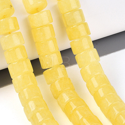 Dyed Natural White Jade Beads Strands G-T143-17E-1