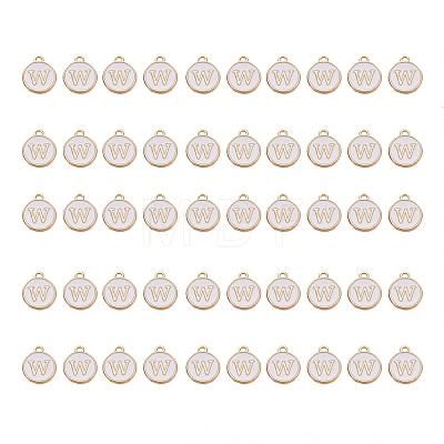 Golden Plated Alloy Charms ENAM-SZ0001-25A-W-1