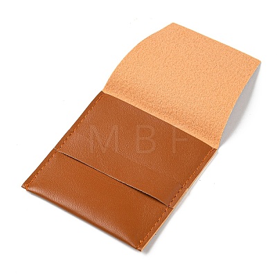 Square PU Leather Jewelry Flip Pouches PAAG-PW0007-11I-1