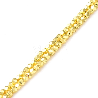 Electroplated Synthetic Non-magnetic Hematite Beads Strands G-F740-05-1