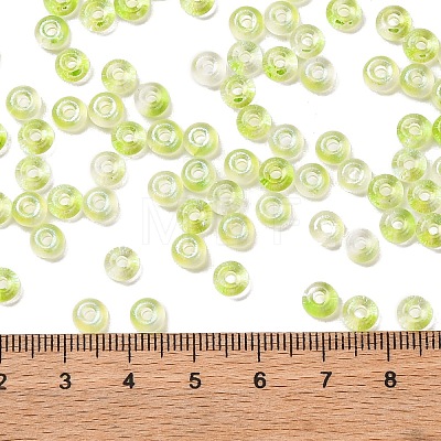 Baking Paint Transparent Colours Glass Round Beads SEED-L011-13A-14-1