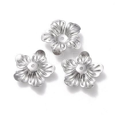 Non-Tarnish 304 Stainless Steel Bead Caps LS-STAS-K194-10P-1