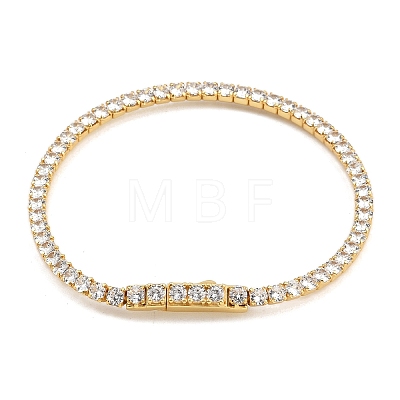 925 Sterling Silver Micro Pave Cubic Zirconia Tennis Bracelets for Women BJEW-C117-01B-G02-1