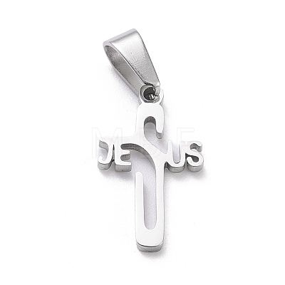 Non-Tarnish 304 Stainless Steel Pendants LS-STAS-L216-34P-1